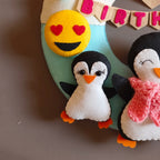 Personalized Penguin theme wall decor