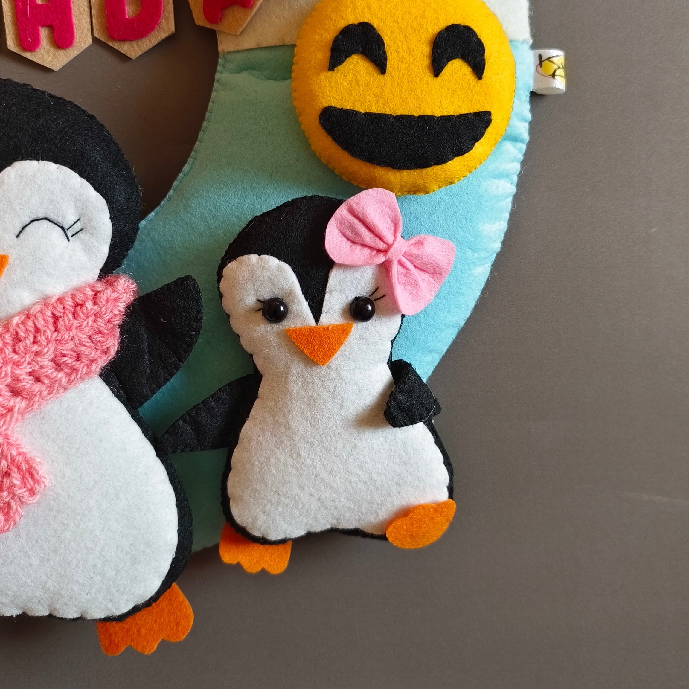 Personalized Penguin theme wall decor