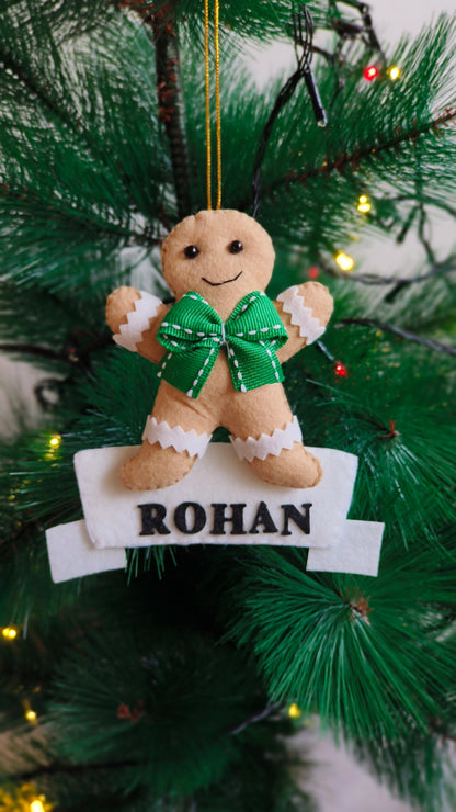 Gingerbread Man Christmas ornament