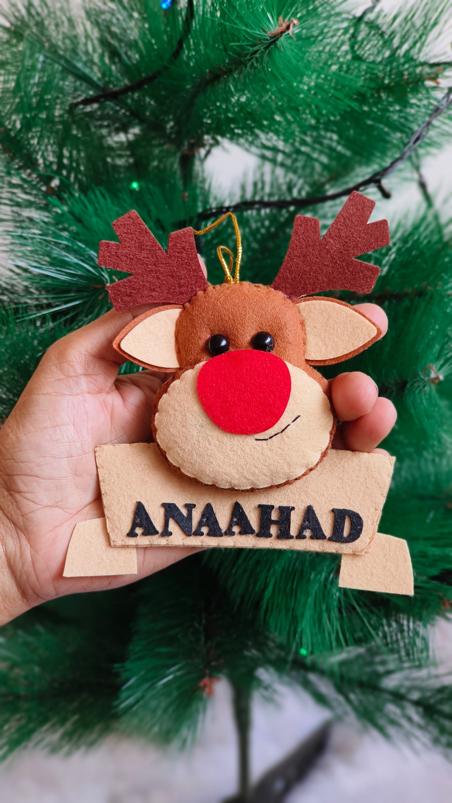 Reindeer Christmas Ornament