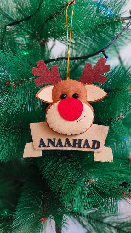 Reindeer Christmas Ornament