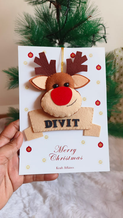 Reindeer Christmas Ornament