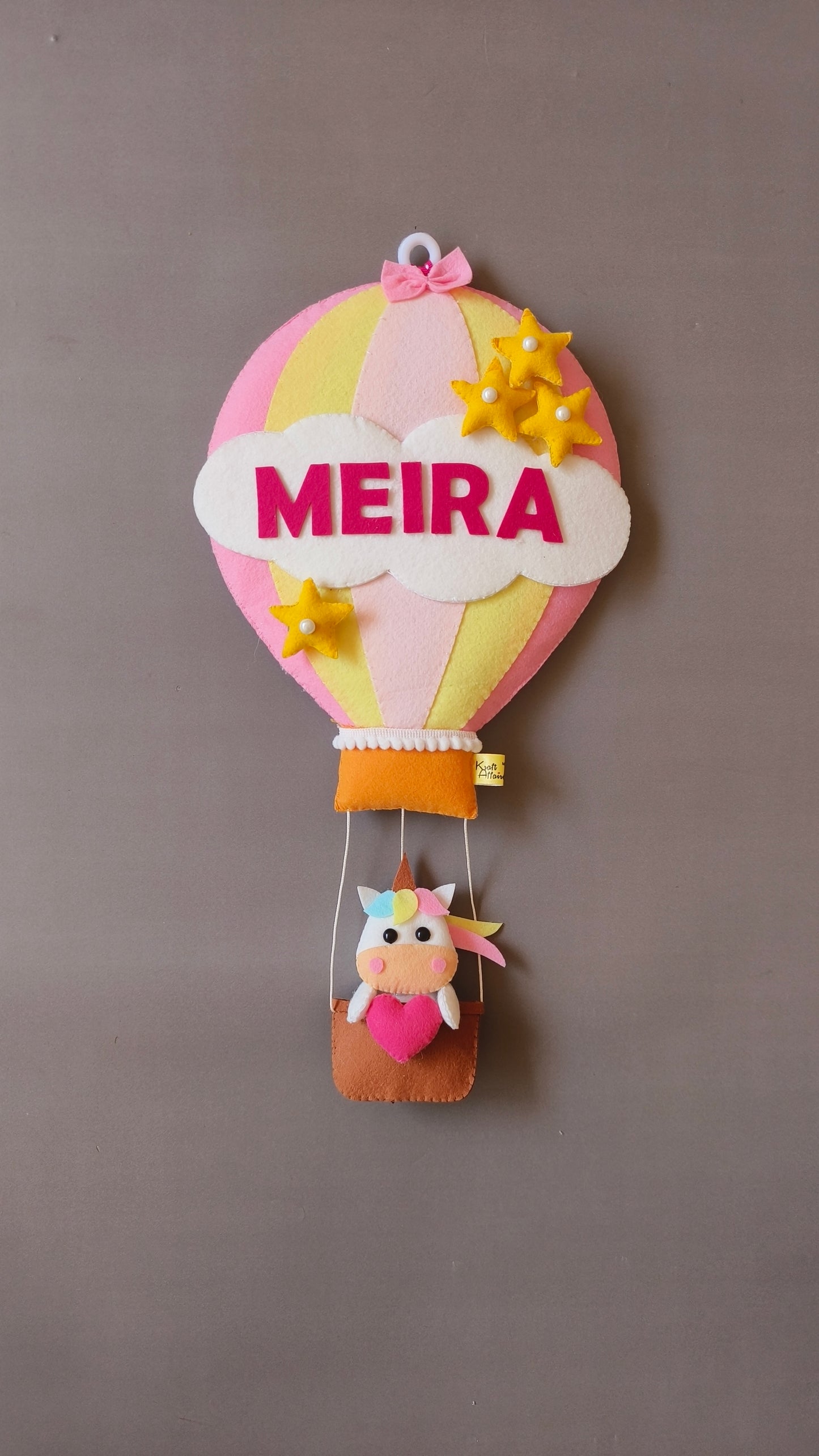 Unicorn in Hot Air Balloon
