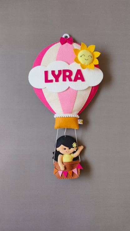 Girl in Hot Air Balloon