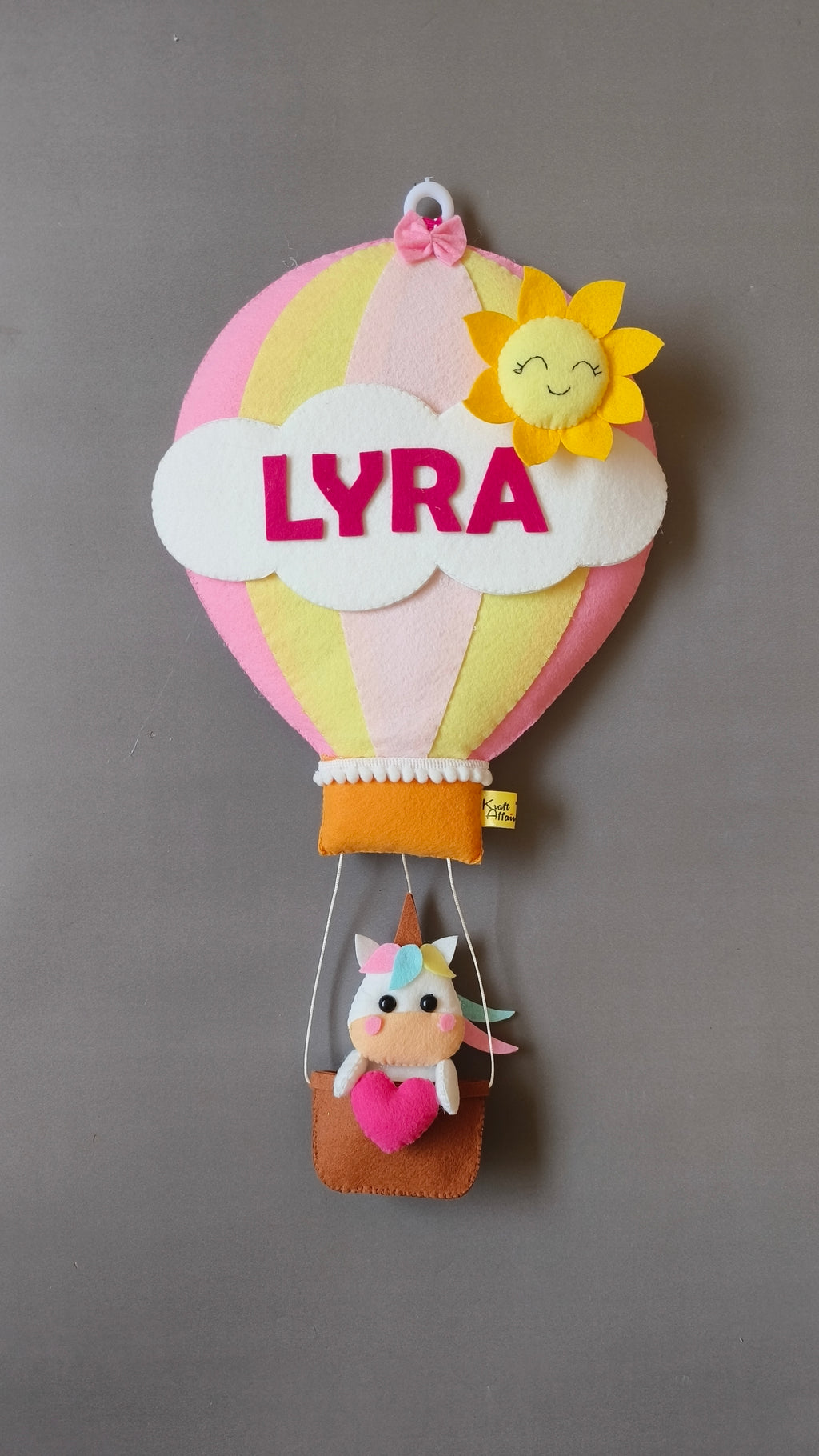 Unicorn in Hot Air Balloon