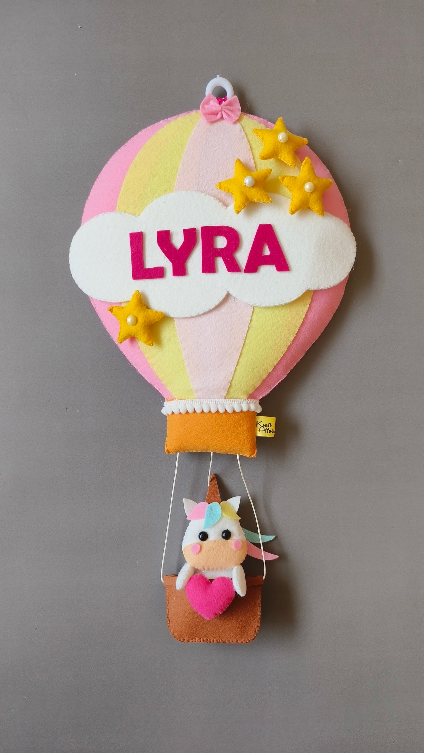 Unicorn in Hot Air Balloon