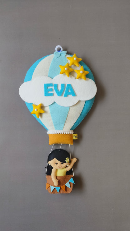 Girl in Hot Air Balloon