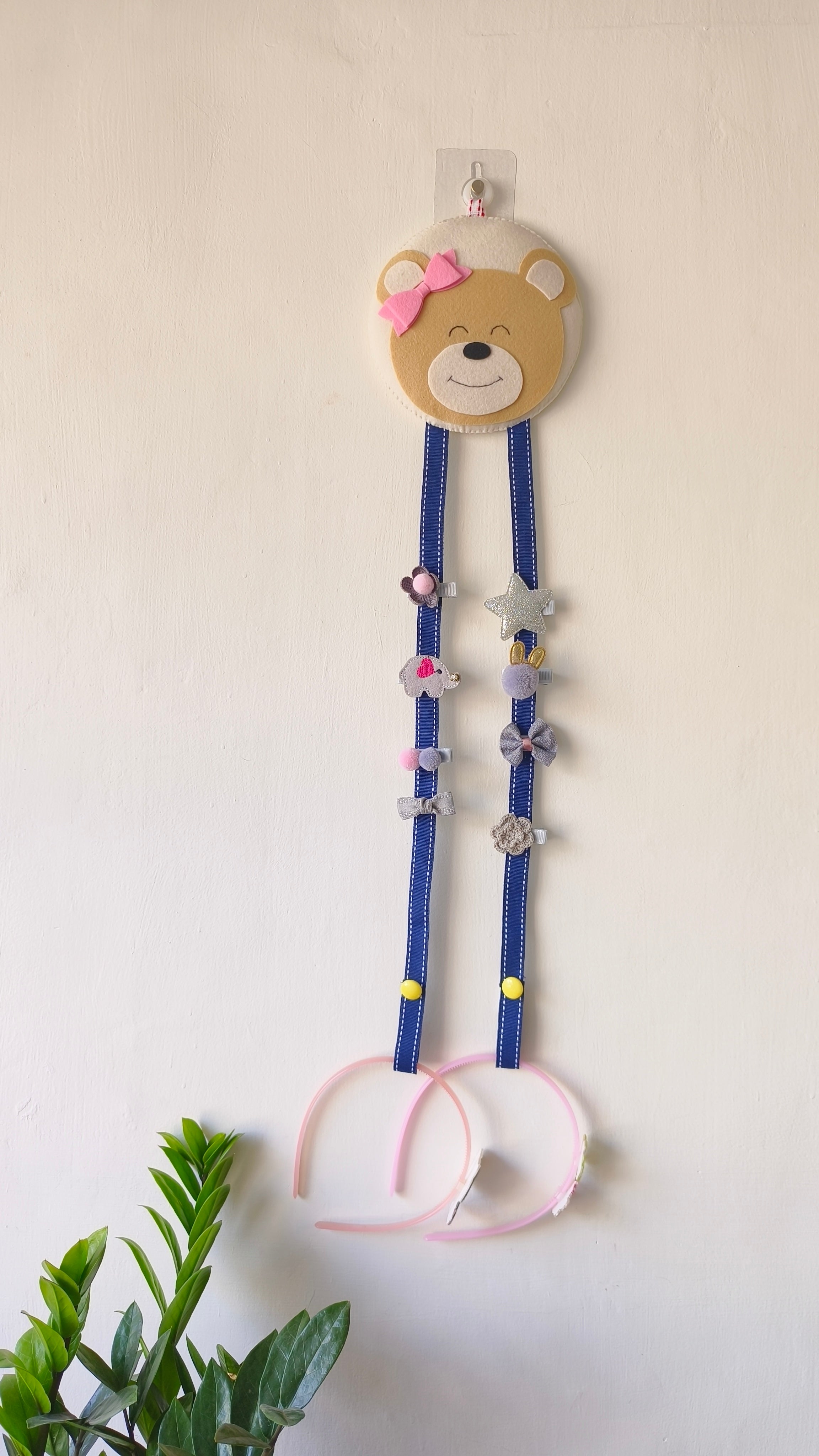 Personalised Hair Clip & Bow Organizer for Girls