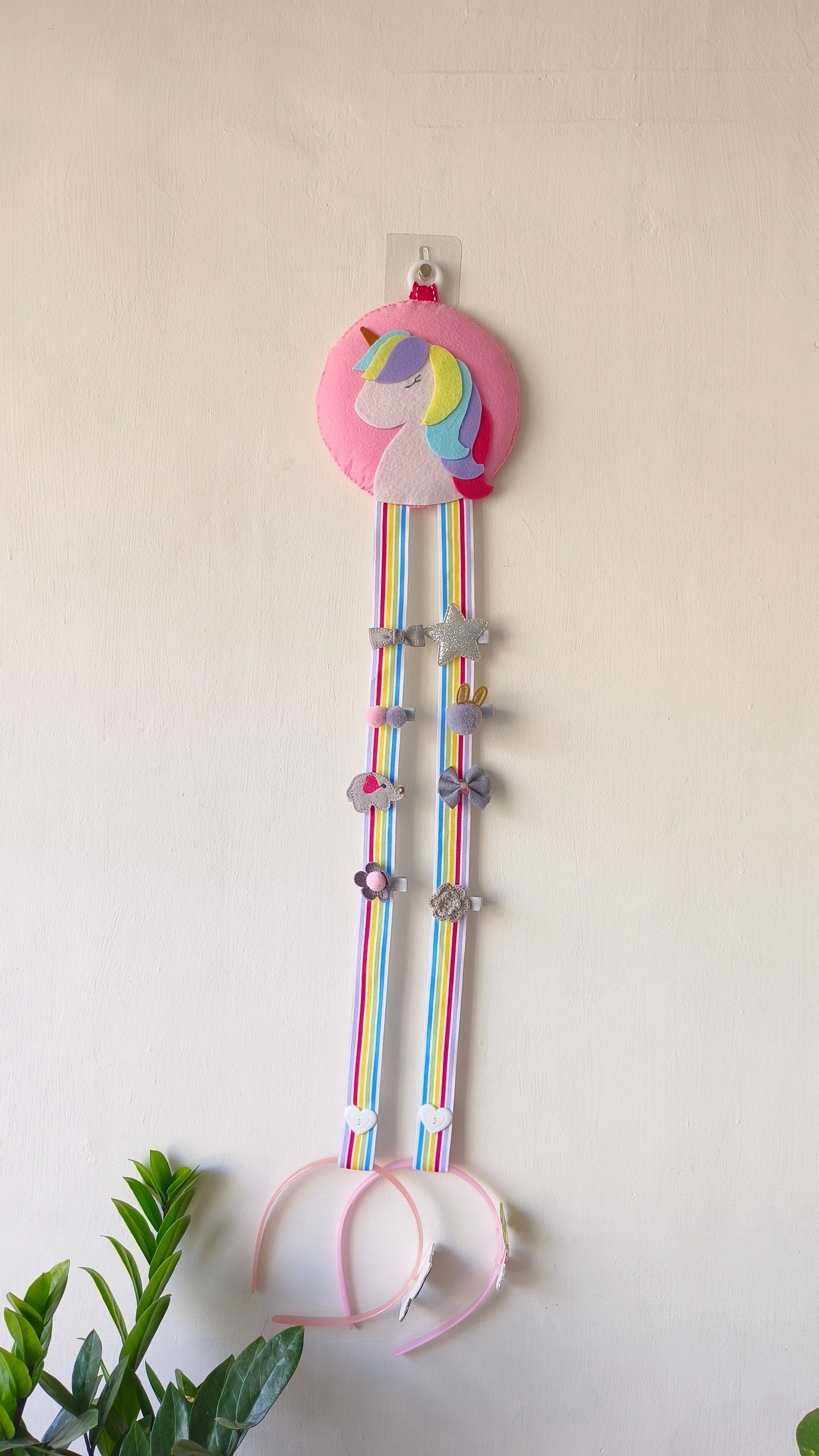 Personalised Hair Clip & Bow Organizer for Girls