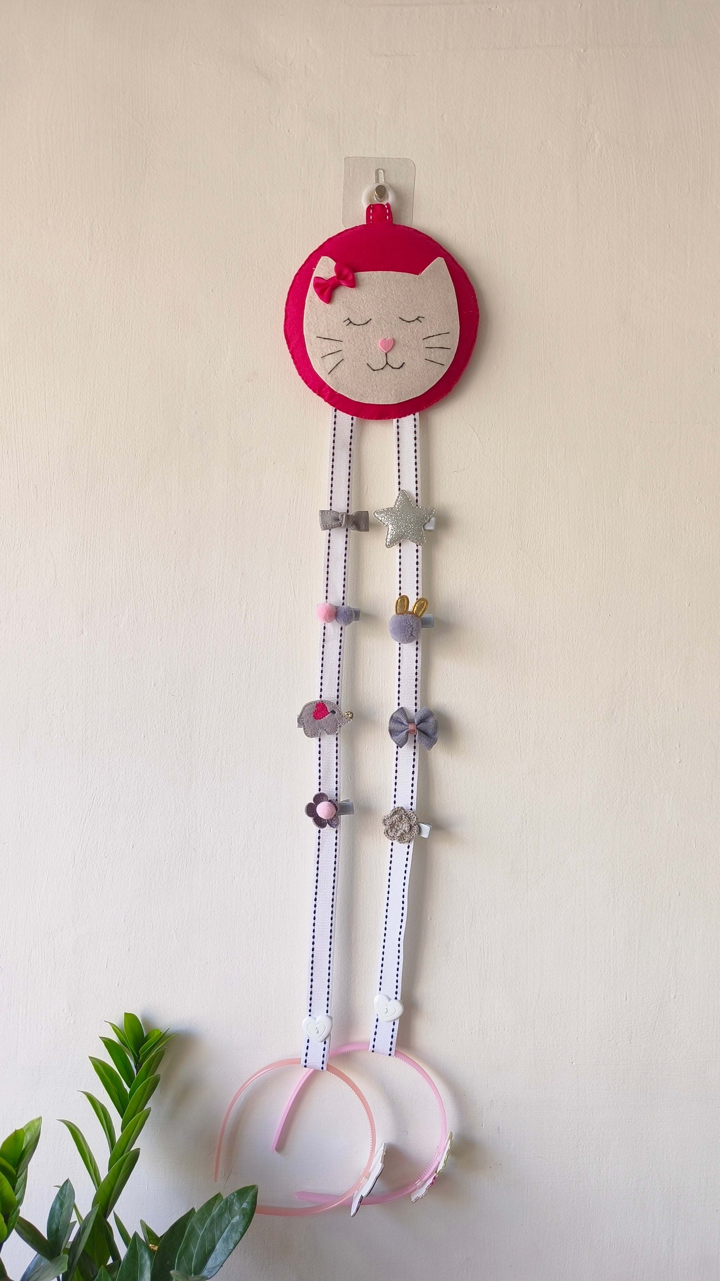 Personalised Hair Clip & Bow Organizer for Girls