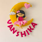 Personalized Girl on Moon Magical Gift for Girls