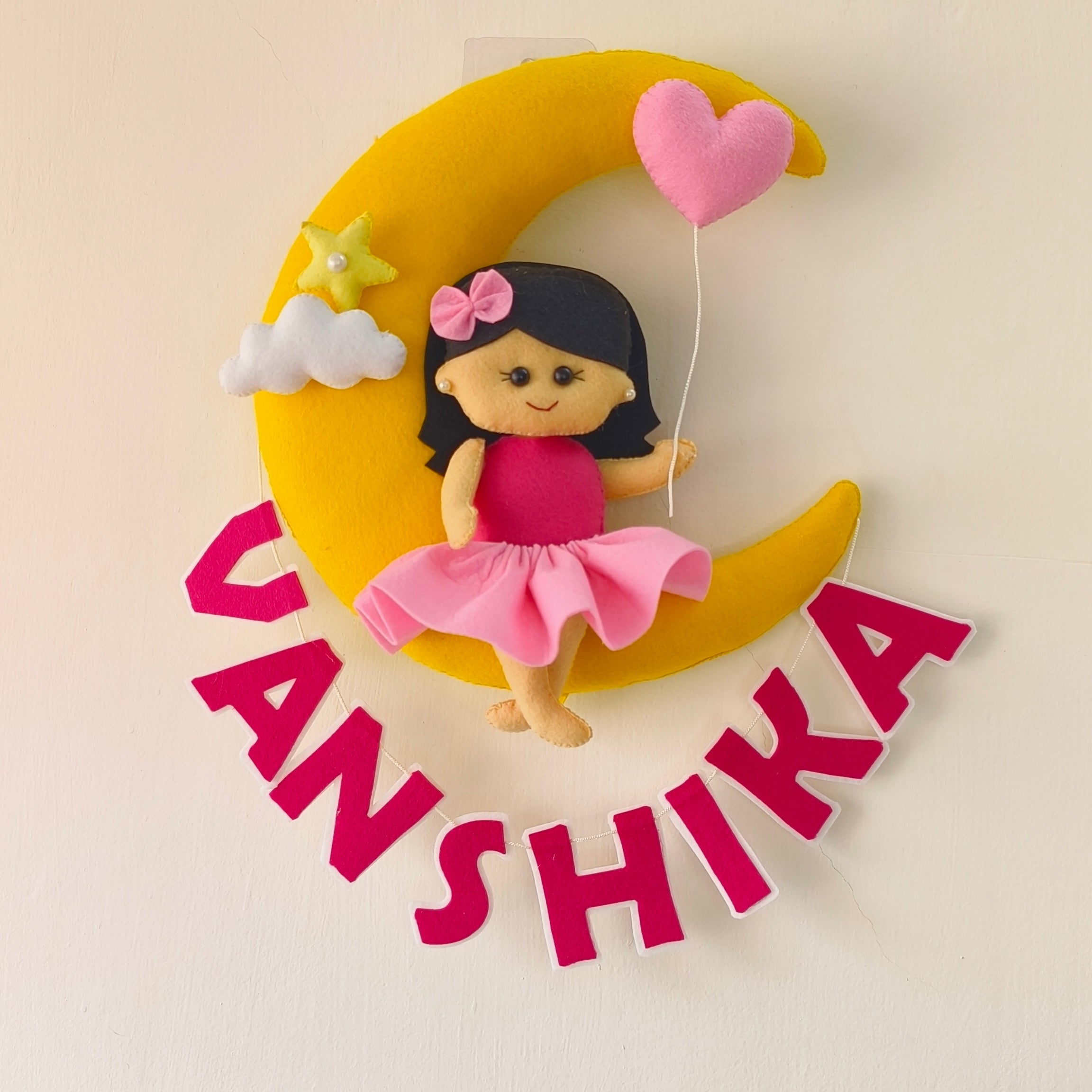 Personalized Girl on Moon Magical Gift for Girls