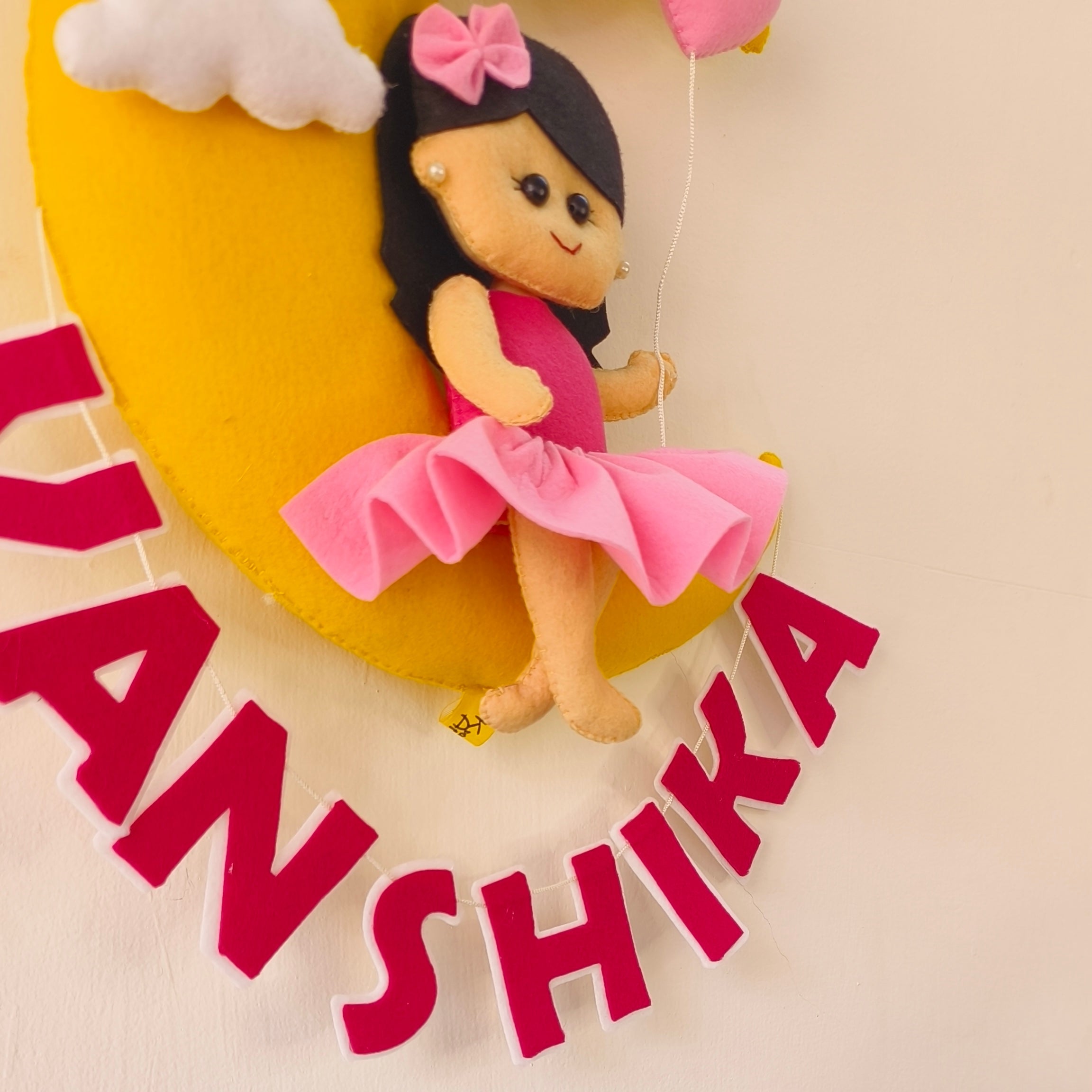 Personalized Girl on Moon Magical Gift for Girls
