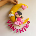 Personalized Girl on Moon Magical Gift for Girls