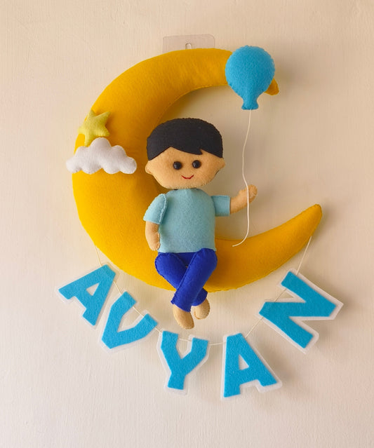 Boy on a moon