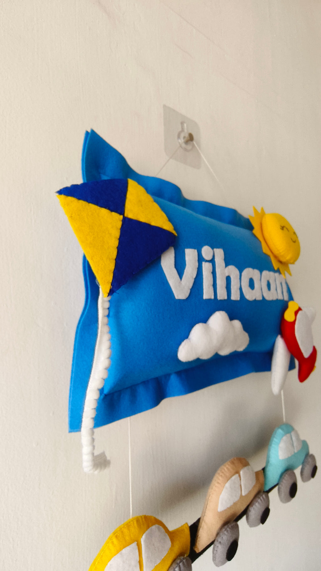 Personalized Car Theme Kids Room Handmade Wall Art