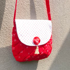 Red Velvet Sling Bag