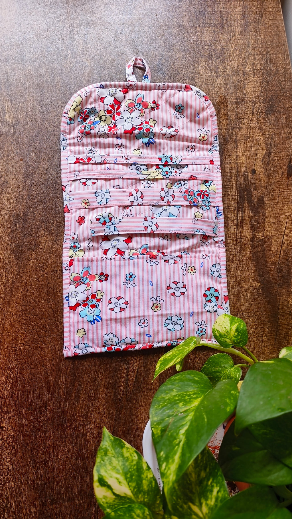 Flower print Hair Clip organizer