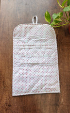 Red polka print Hair Clip organizer