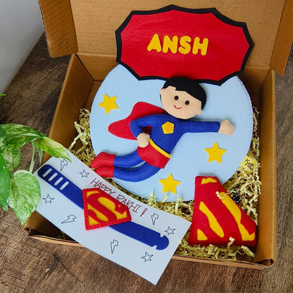 Superhero Rakhi Hamper with Wall Hanging