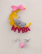 Personalized Cat on moon