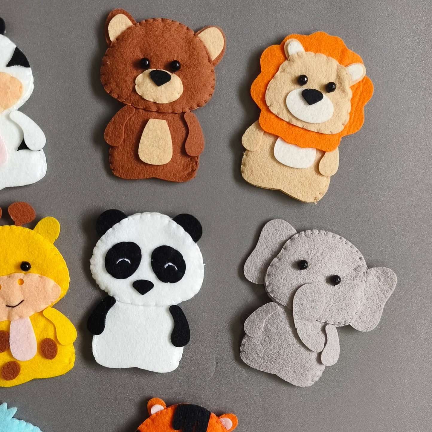 Wild Animals Finger Puppets