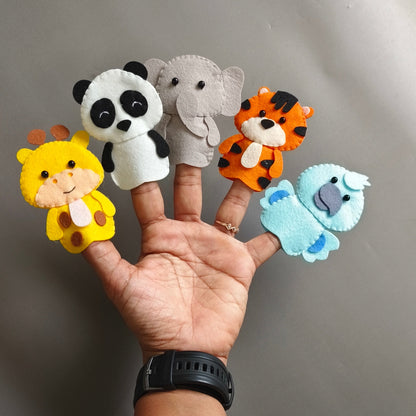 Wild Animals Finger Puppets