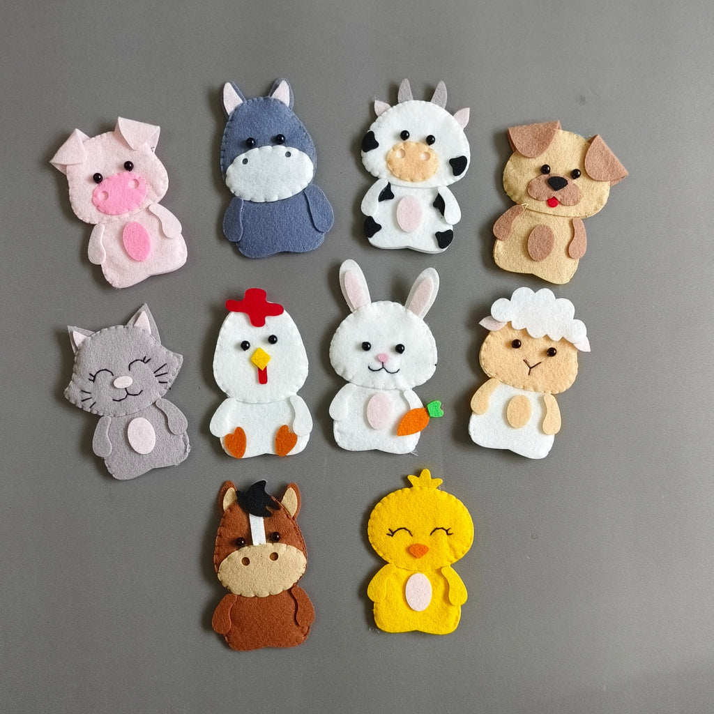 Domestic Animals Finger Puppets