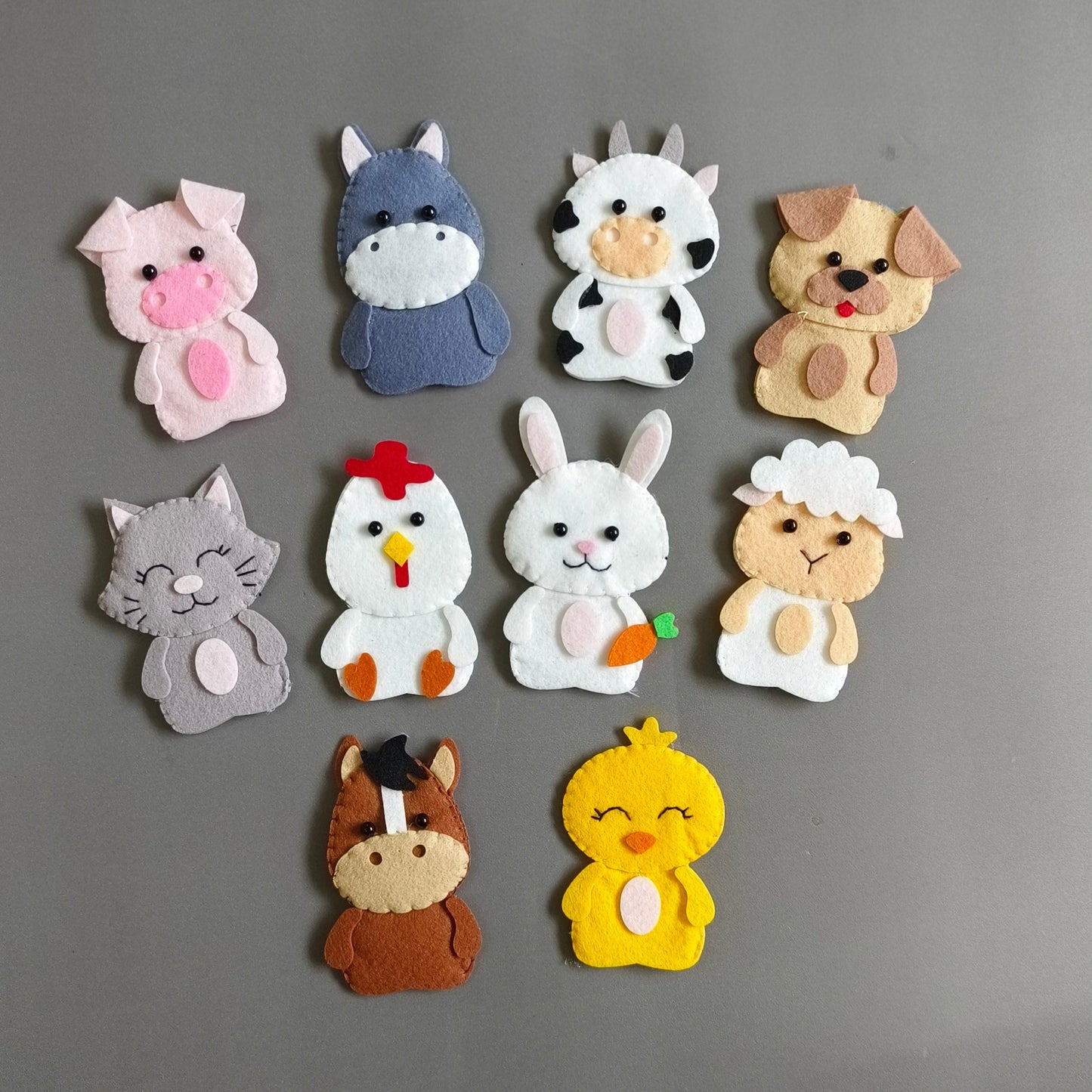 Domestic Animals Finger Puppets
