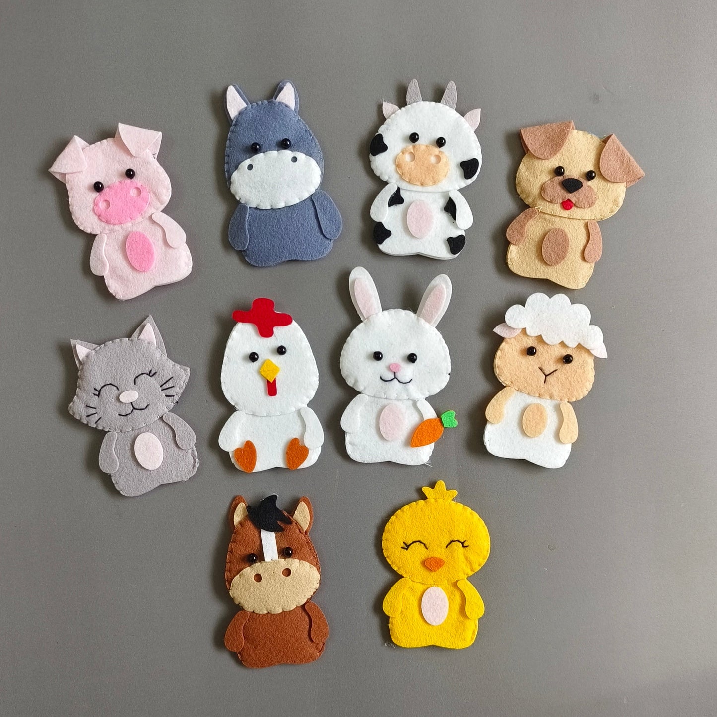 Domestic Animals Finger Puppets