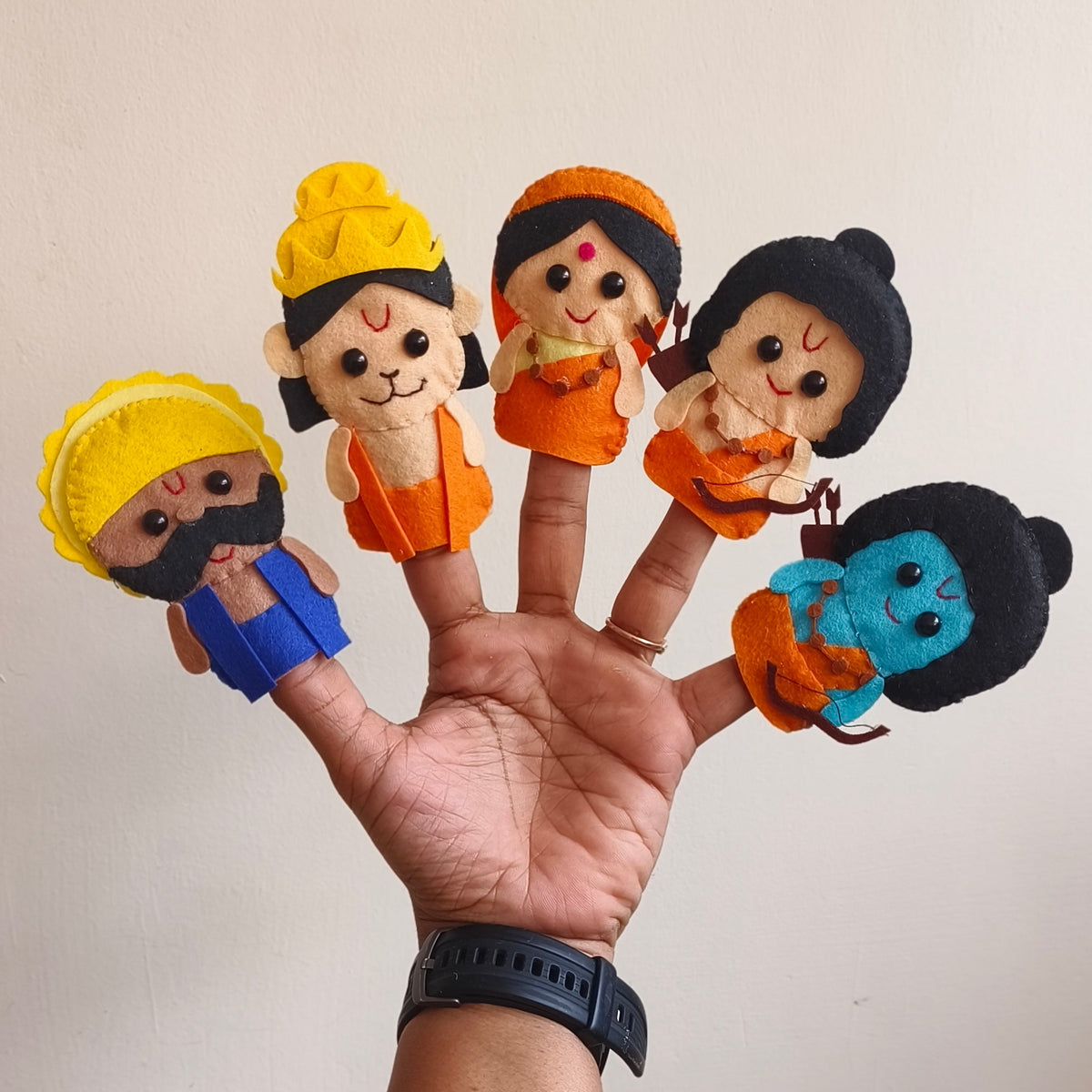 Interactive Ramayana Felt book for kids - Diwali story book