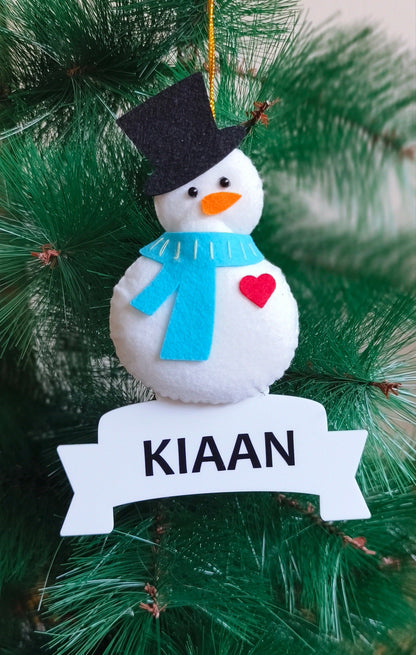 Snowman Christmas Ornament