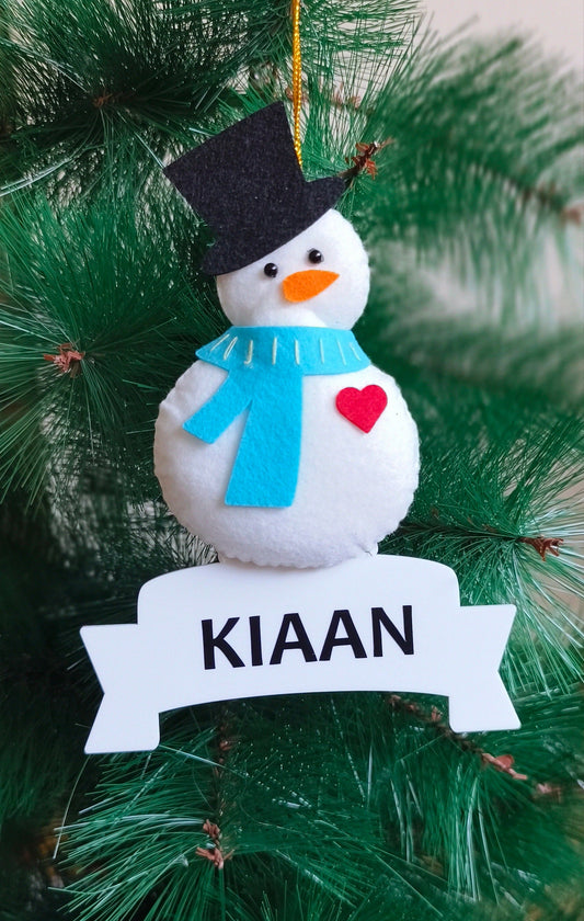 Snowman Christmas Ornament