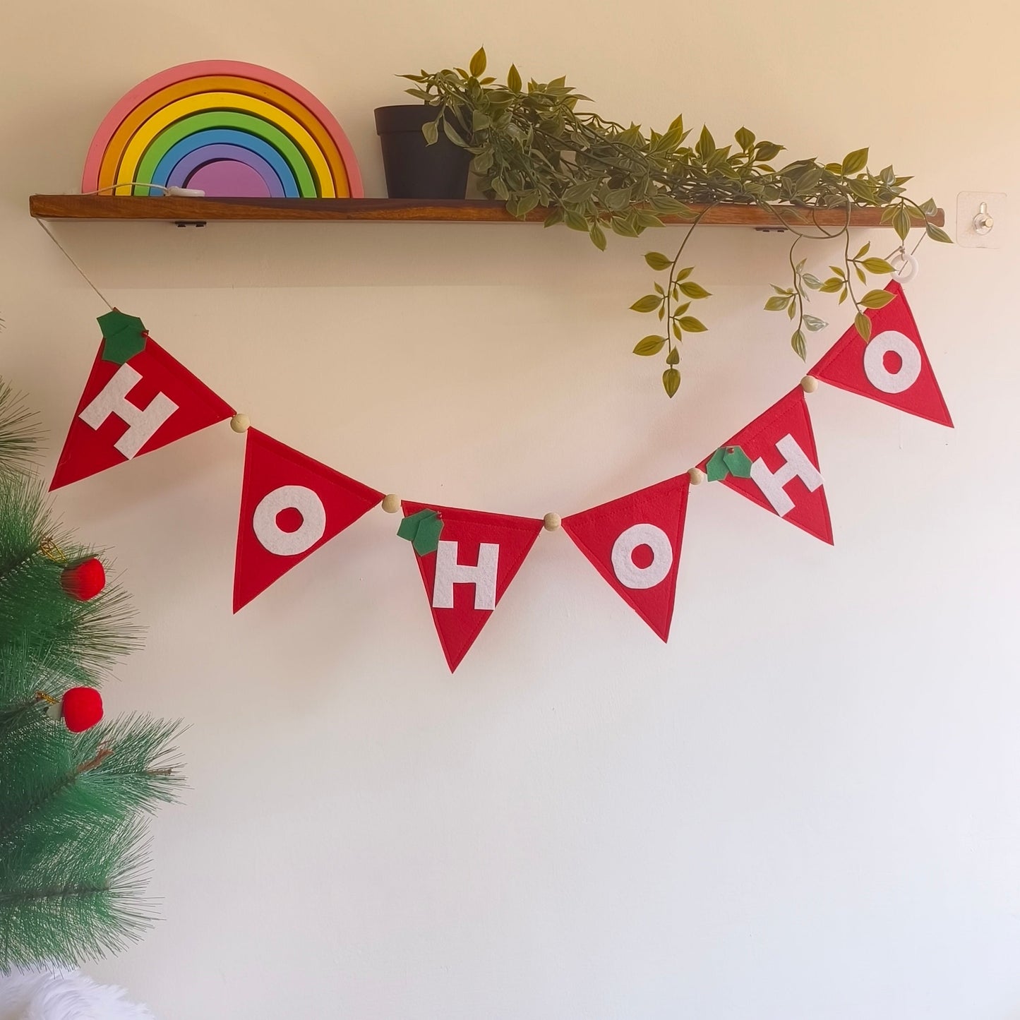 Christmas decor bunting