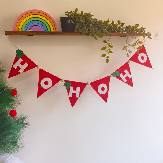 Christmas decor bunting