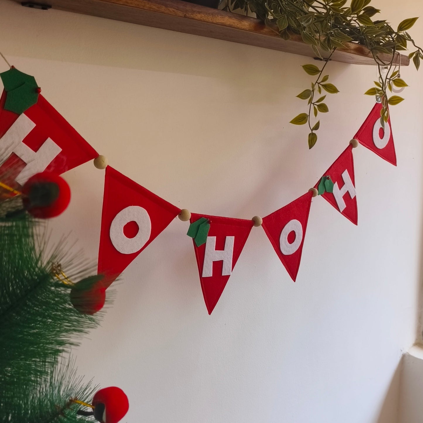Christmas decor bunting