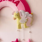 Personalized Rainbow with Unicorn wall decor