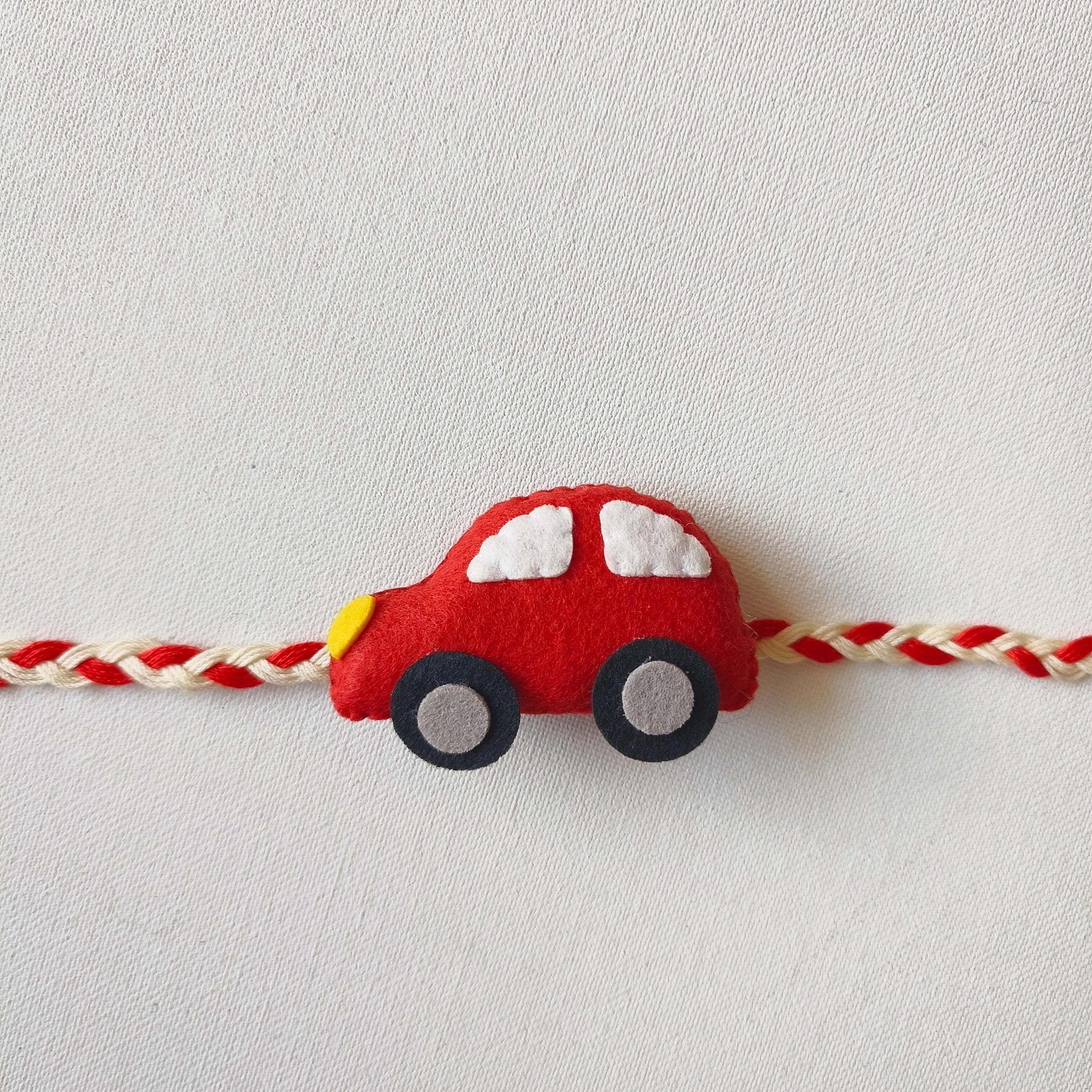Car Felt Rakhi – Handmade Kids Rakhi
