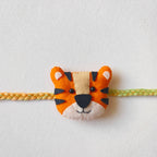 Tiger Felt Rakhi – Handmade Kids Rakhi
