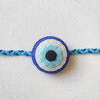 Evil eye Felt Rakhi – Handmade Kids Rakhi