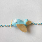 Plane Felt Rakhi – Handmade Kids Rakhi