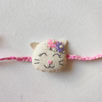 Cat Felt Rakhi – Handmade Kids Rakhi