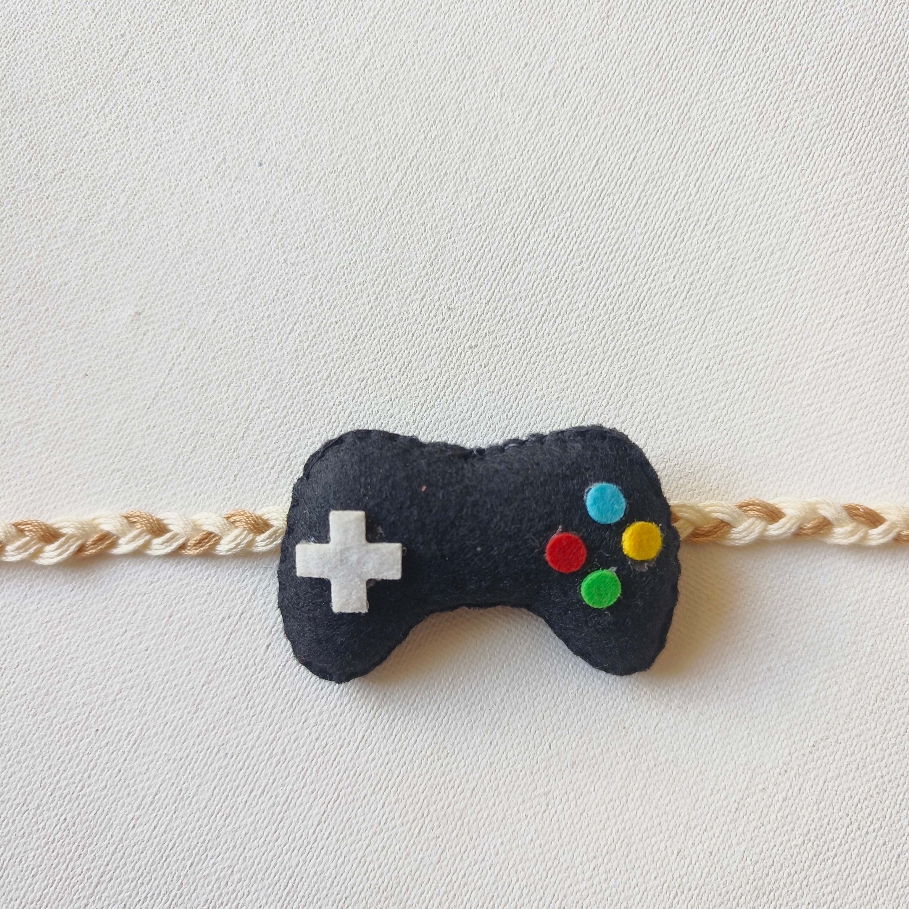 Gaming Felt Rakhi – Handmade Kids Rakhi