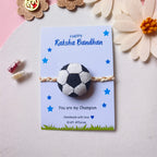 Football Felt Rakhi – Handmade Kids Rakhi