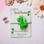 Dino Felt Rakhi – Handmade Kids Rakhi