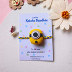 Minion Felt Rakhi – Handmade Kids Rakhi