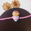 My First Rakhi – Handmade Kids Rakhi - Pink