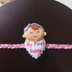My First Rakhi – Handmade Kids Rakhi - Pink