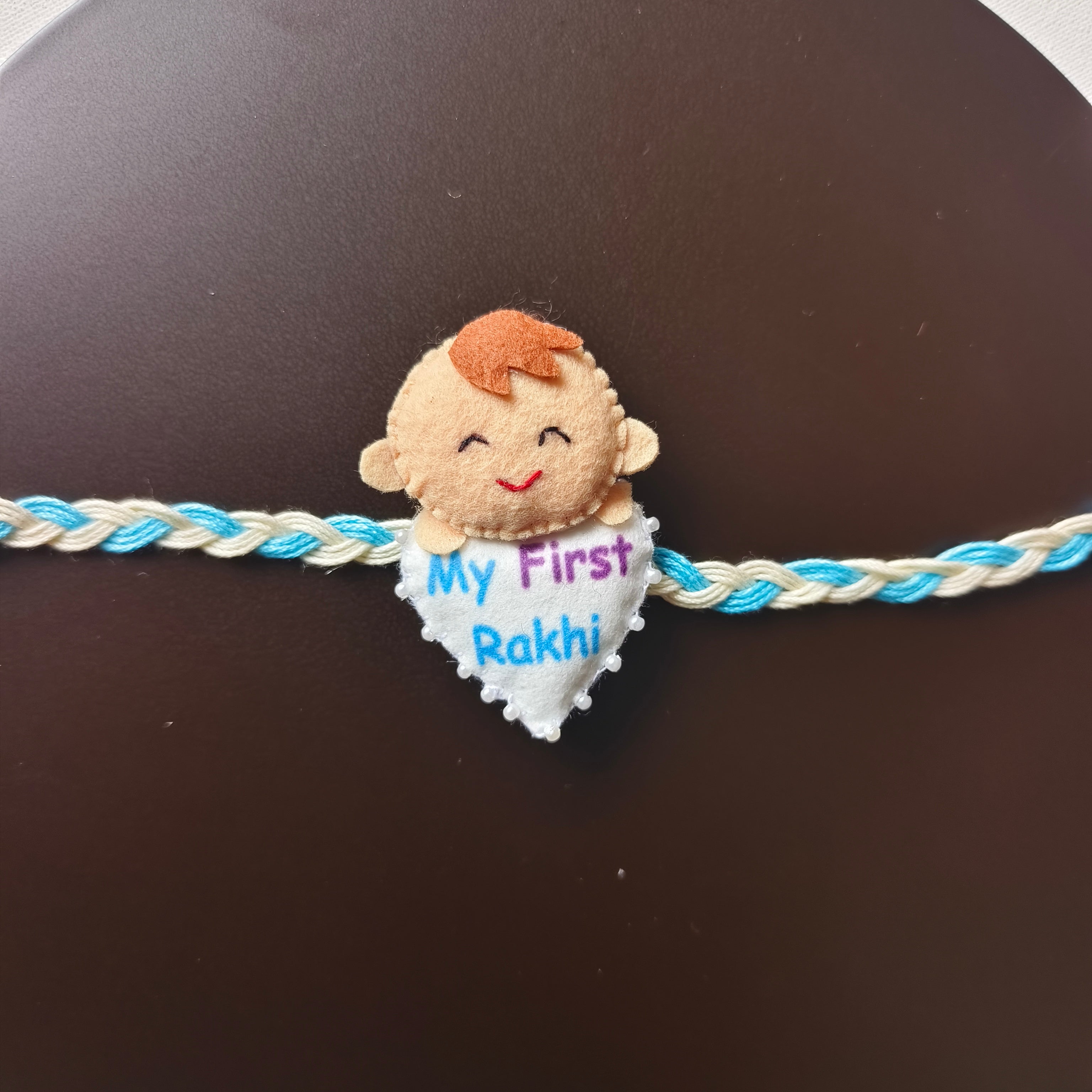 My First Rakhi – Handmade Kids Rakhi - Blue