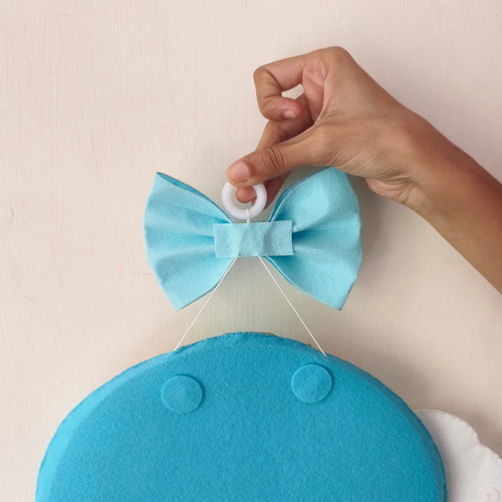 Personalized big hot air balloon for Girl